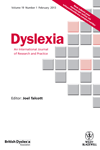 Estudos nacionais publicados na revista Dyslexia